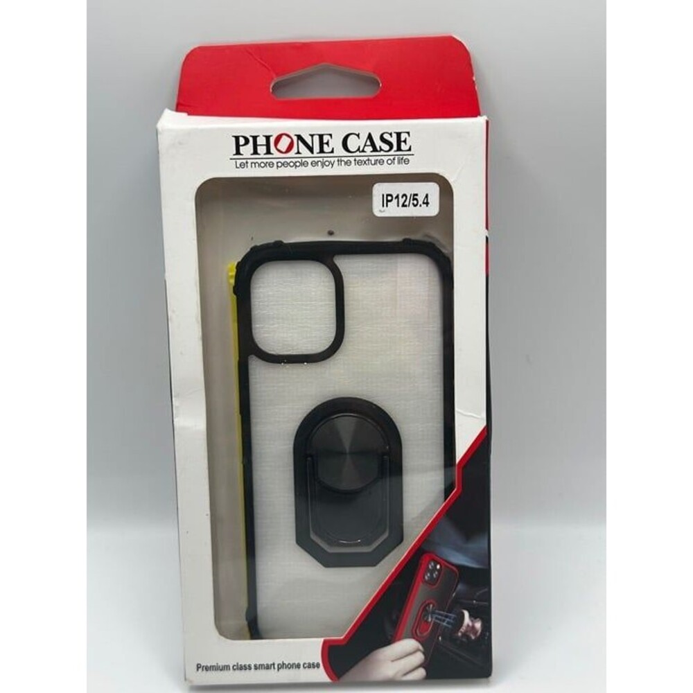 Amuoc iPhone 12 Mini Case with 360 Ring Kickstand & Magnetic Mount Support